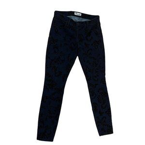 OLD NAVY Jeans Women's Stretch Pockets Full Felt Accent Zipper Blue 12